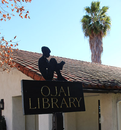 Ojai Library Sign