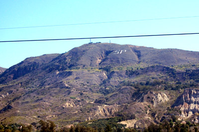 Santa Paula view of hills